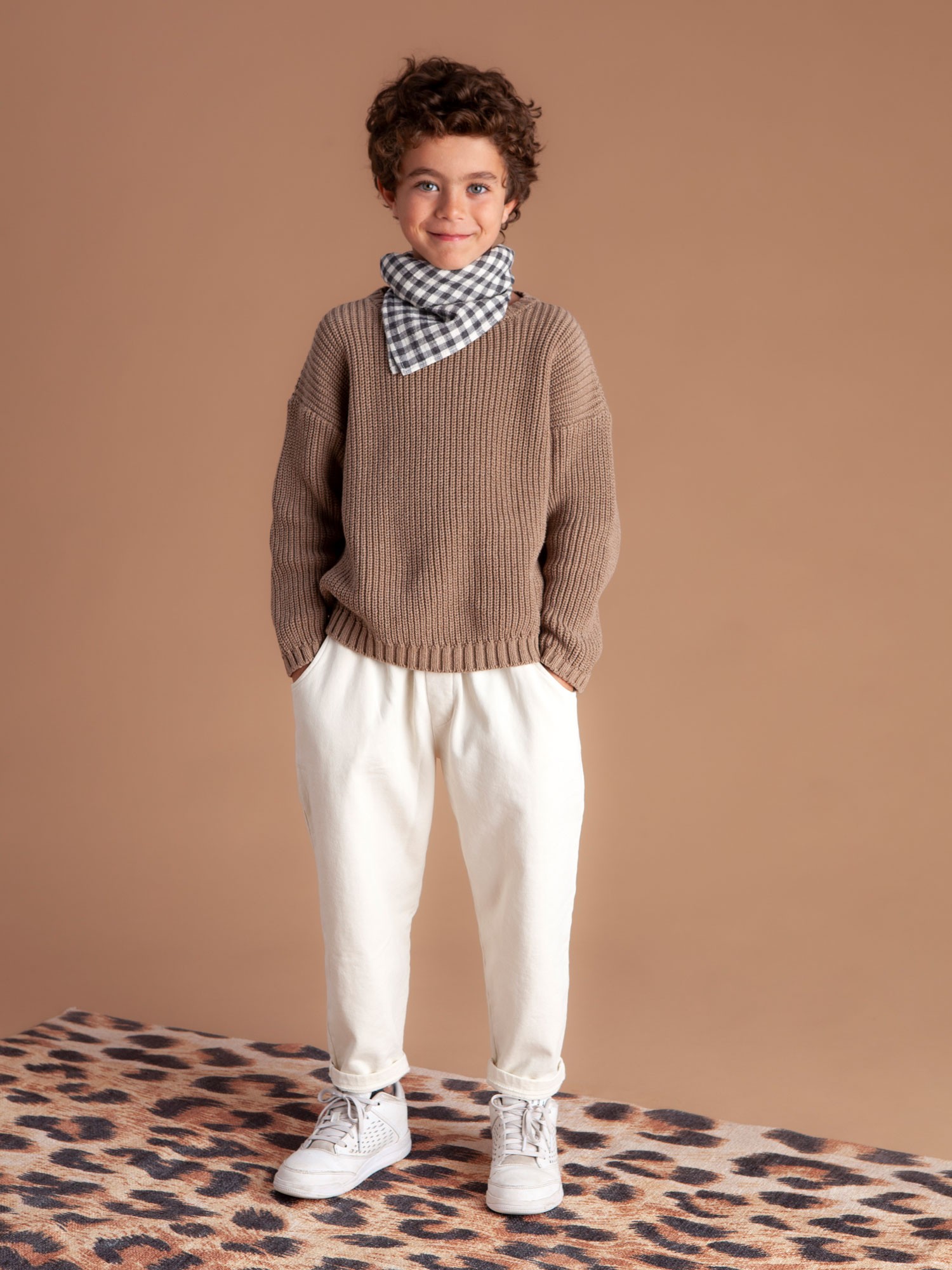 Sweter Kid Pearl Knit Basic 1