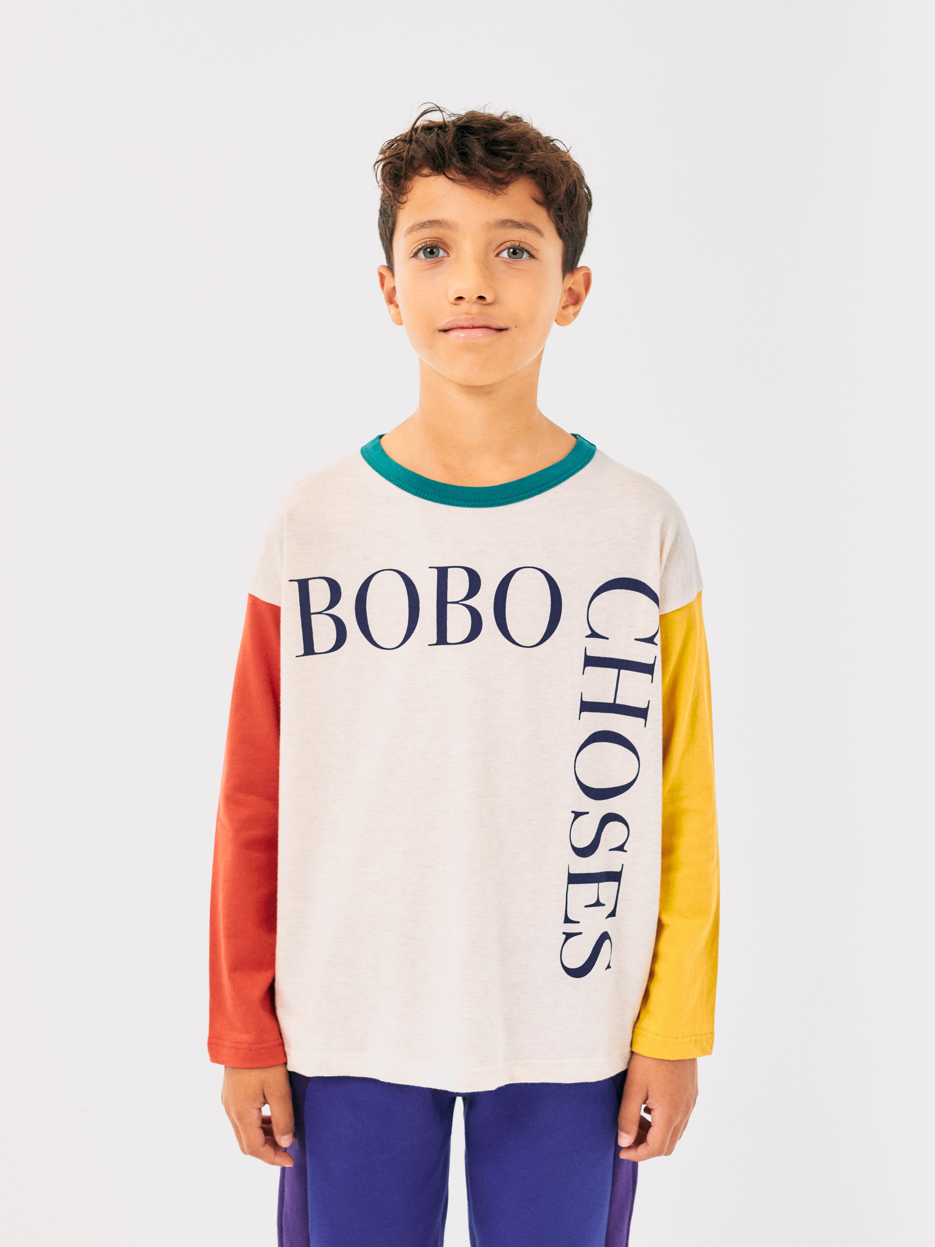 Bluzka Bobo Choses Square Color Block 3