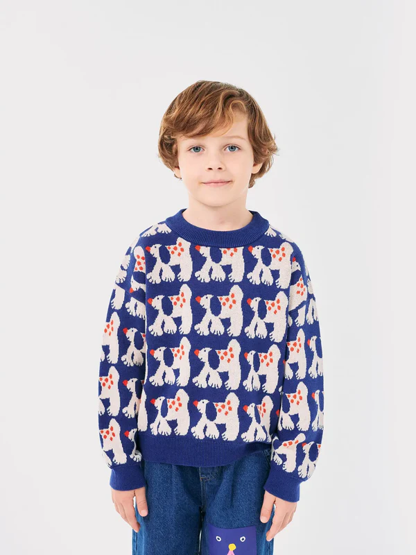 Sweter żakardowy Fairy Dog all over 2