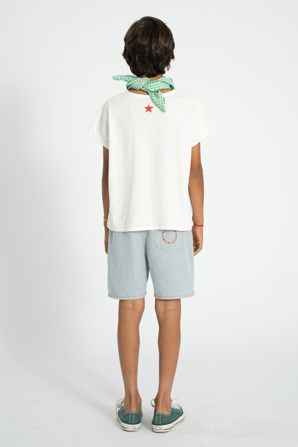 Koszulka ecru z nadrukiem „peace” 1