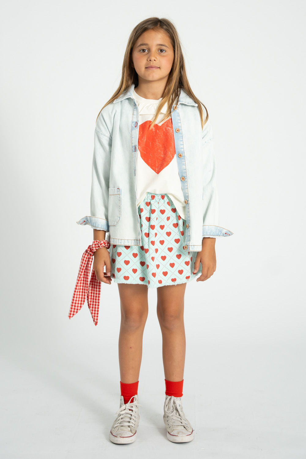 Spódniczka w czerwone serca 1