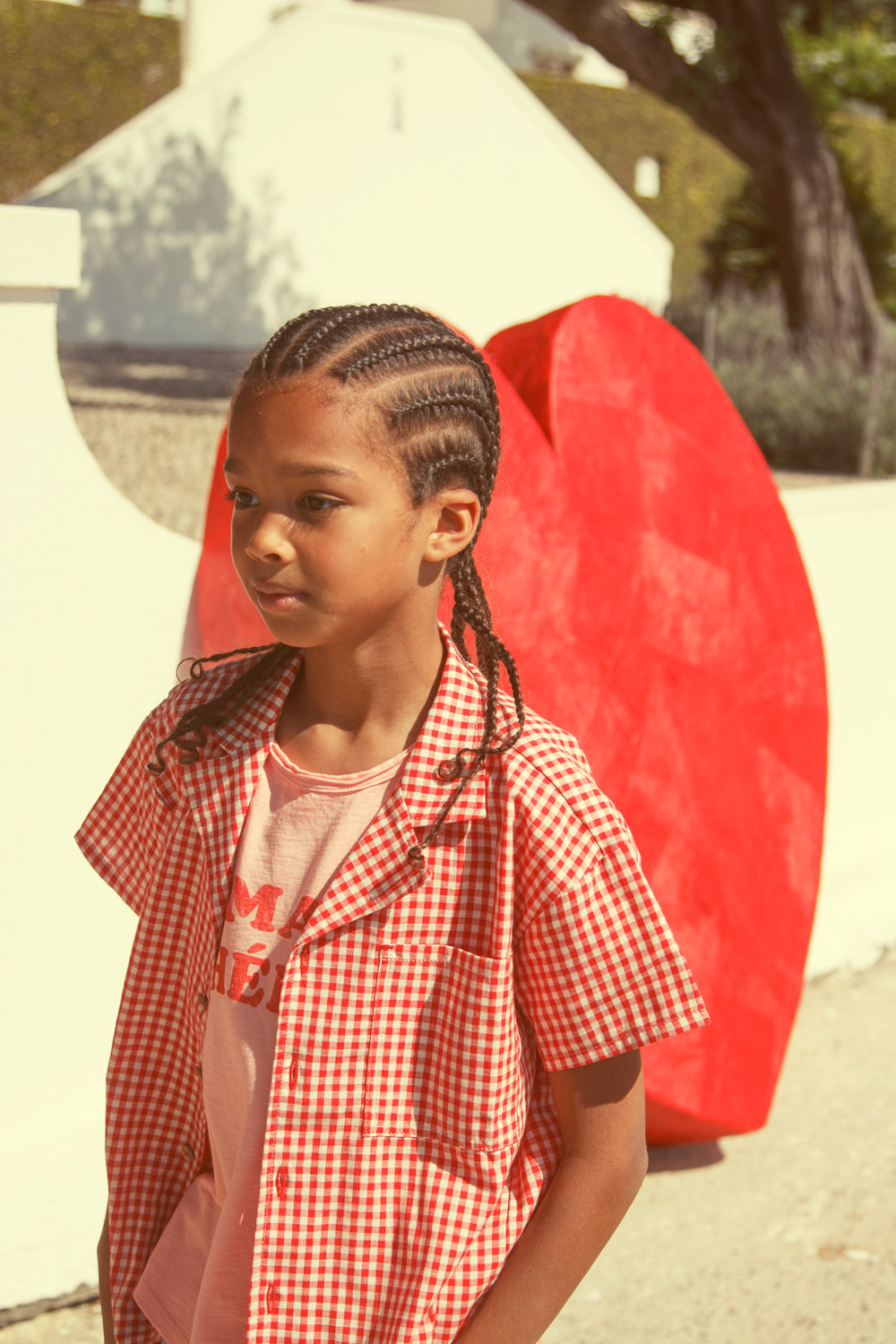 Koszulka jasnoróżowa z nadrukiem „ma chérie” 4