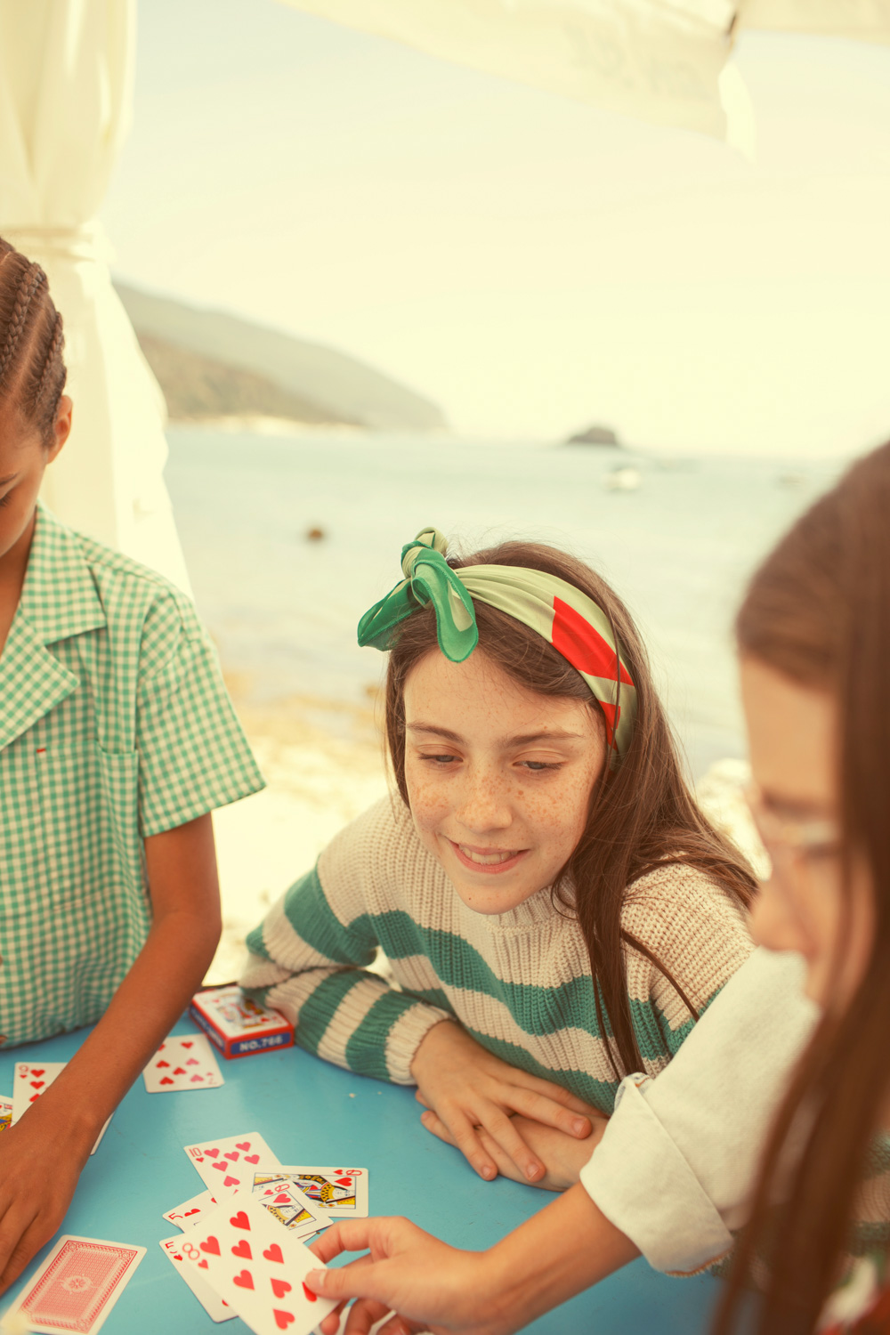 Jedwabista bandana Love 1