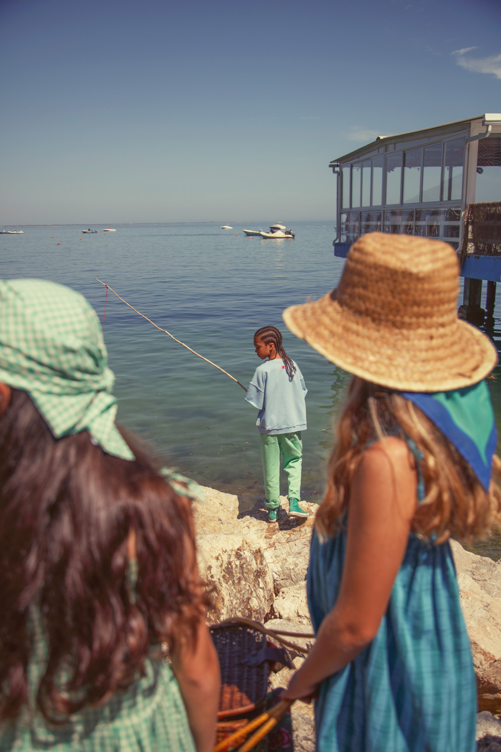 Jedwabista bandana z nadrukiem „peace” 3