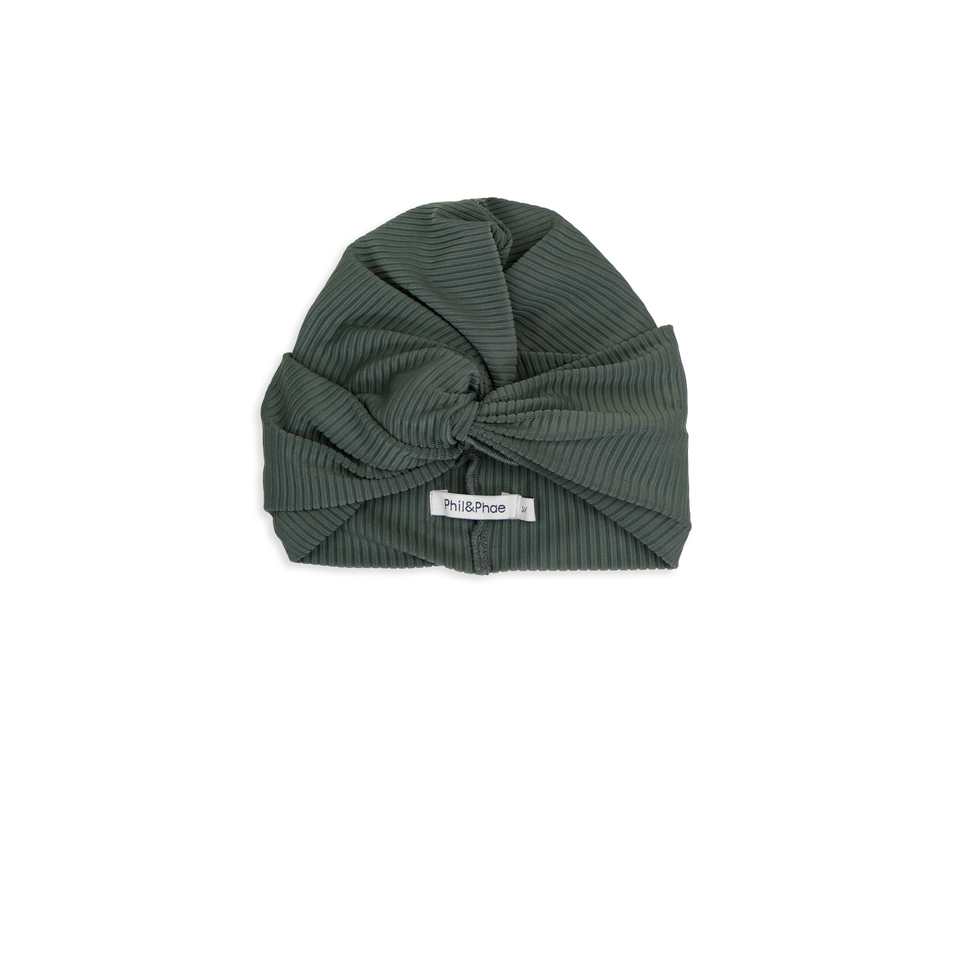 Turban - bonnet UV muted emerald