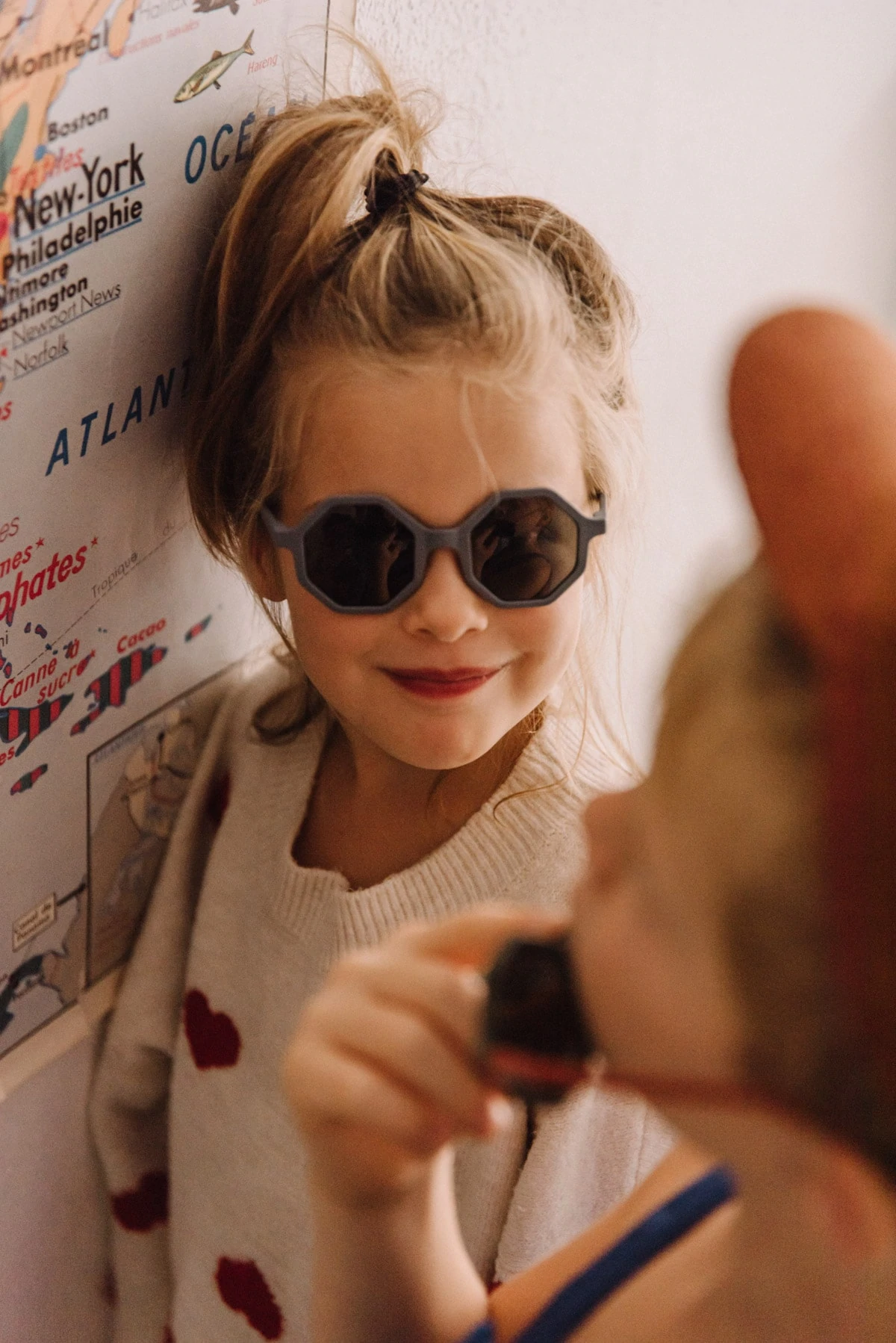 Okulary przeciwsłoneczne dla dzieci Gray Bluish 1